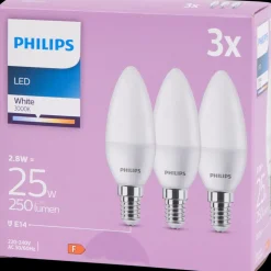 Tous Les Articles Bricolage|Éclairage<Philips Ampoules LED bougie 2.8 watt 250 lm | Action FR