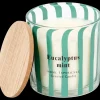 Tous Les Articles Habitat|Bougies< Bougie parfumée dans verre à motif rayé | Action FR