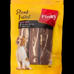 Tous Les Articles Animaux Domestiques|Alimentation< Bâtonnets à mâcher pour chien Pinky Steak Fillets | Action FR