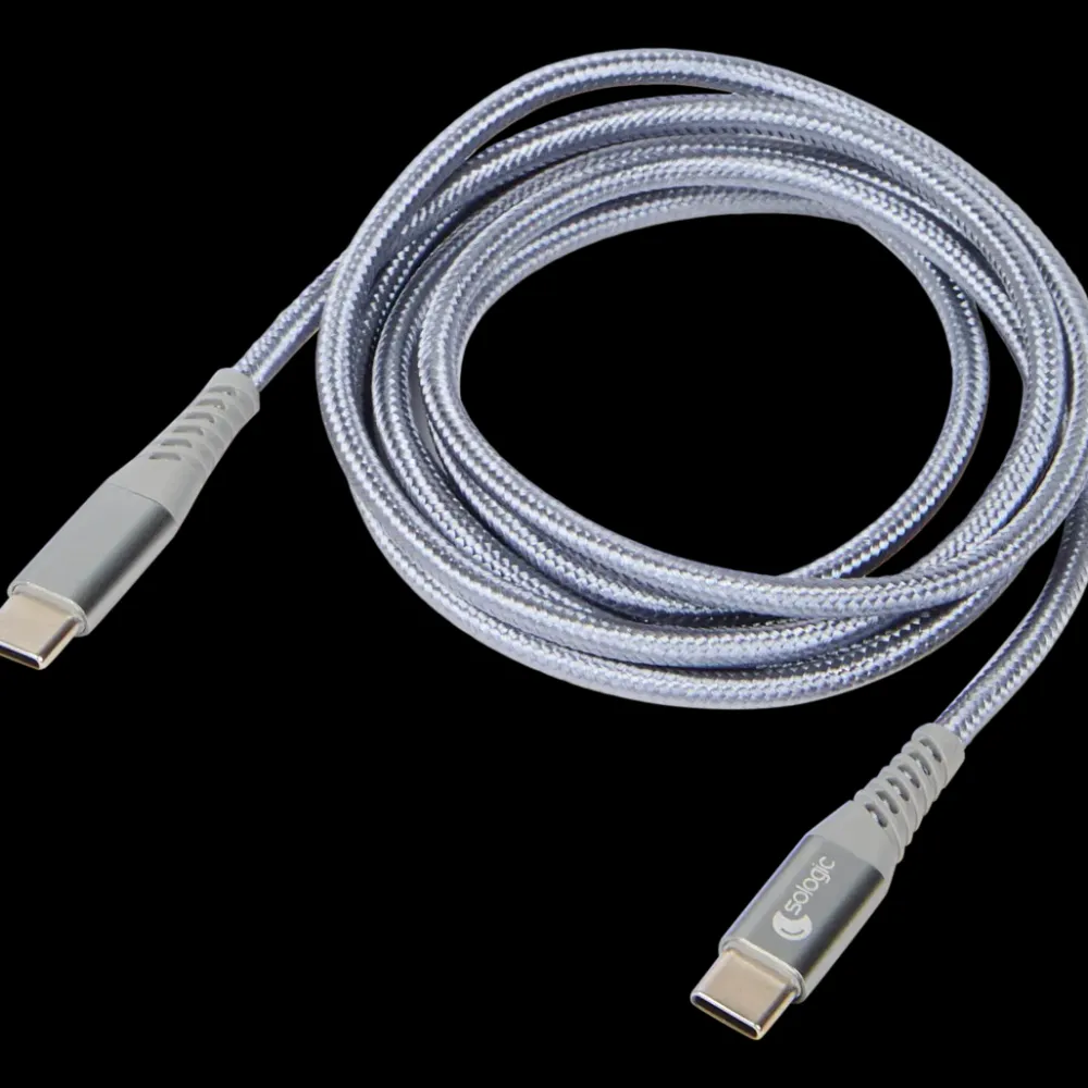 Tous Les Articles Multimédia|Câbles Et Répartiteur< Câble de charge et de transfert de données Sologic USB-C vers USB-C 1.5 m | Action FR