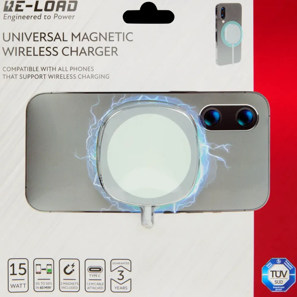 Tous Les Articles Multimédia|Powerbanks Et Chargeurs<Re-load Chargeur à induction magnétique | Action FR