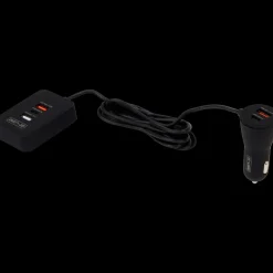 Tous Les Articles Multimédia|Powerbanks Et Chargeurs<Re-load Chargeur allume-cigare avec hub | Action FR