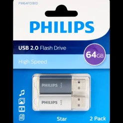 Tous Les Articles Multimédia|Cartes Mémoire<Philips Clés USB 64 gigabits | Action FR