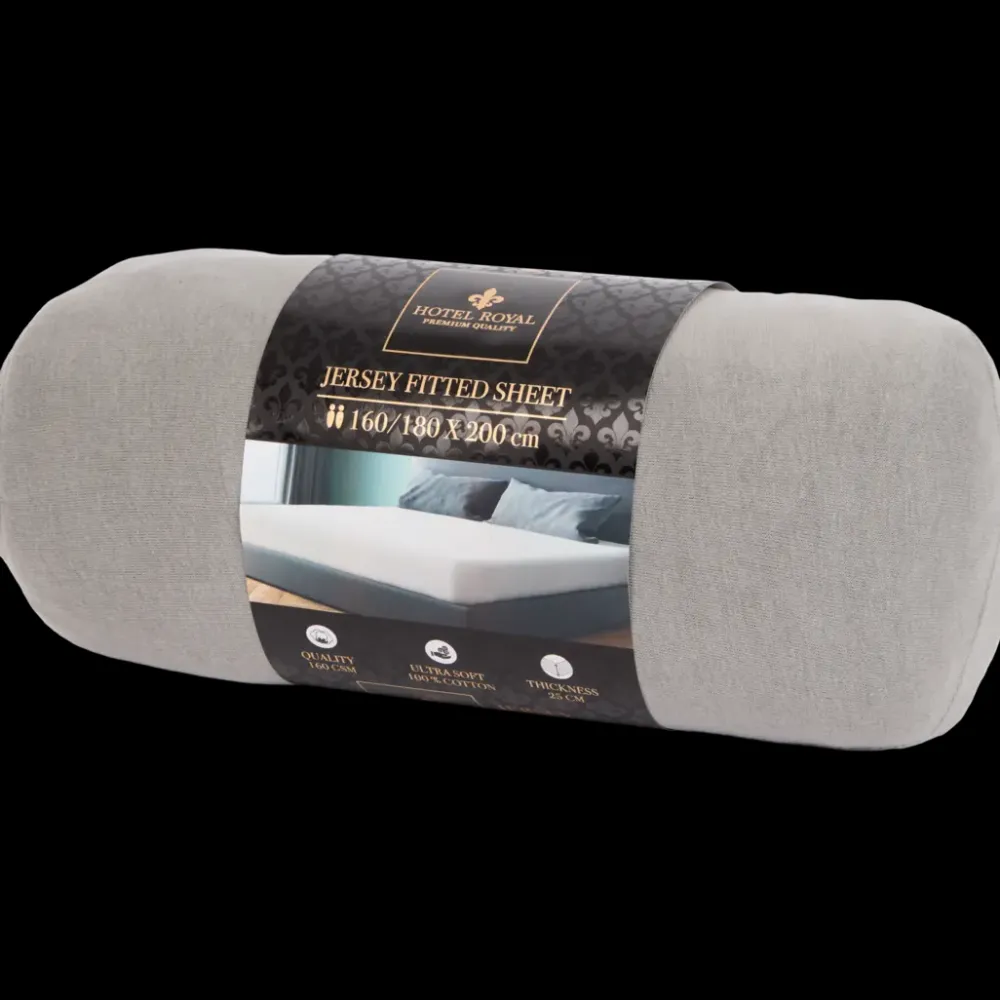 Literie<Hotel Royal Drap-housse en jersey 180 x 200 cm | Action FR