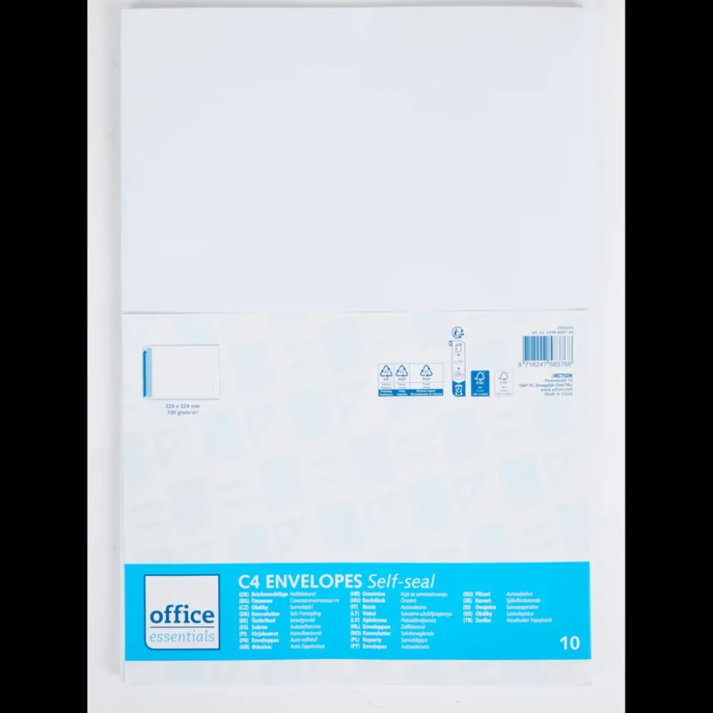 Cartes<Office Essentials Enveloppes C4 | Action FR