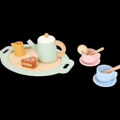Figurines Et Sets|Tous Les Articles Jouets<Mini Matters Kit service de thé en bois Dès 18 mois | Action FR