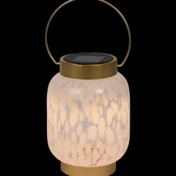 Tous Les Articles Jardin|Éclairage Extérieur< Lanterne en verre à motif Solar | Action FR