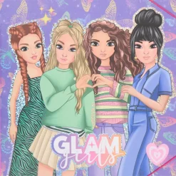 Coloriage Et Dessin< Livre d’activités mode Glam Girls | Action FR