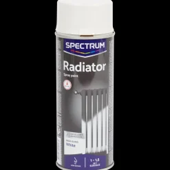 Tous Les Articles Bricolage|Peinture<Spectrum Peinture en aérosol pour radiateur Blanc Blanc 400 ml | Action FR