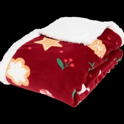 Tous Les Articles Habitat|Décoration Saisonnière< Plaid à imprimé de Noël | Action FR