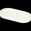 Tous Les Articles Cuisine|Plateaux< Plateau ovale en porcelaine Blanc Ovale | Action FR