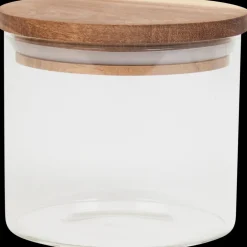 Tous Les Articles Cuisine|Conserver Et Emporter< Pot à provisions avec couvercle en bois 450 ml | Action FR