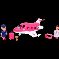 Peluches Et Poupées|Tous Les Articles Jouets< Poupées avec avion Chloe Girlz | Action FR