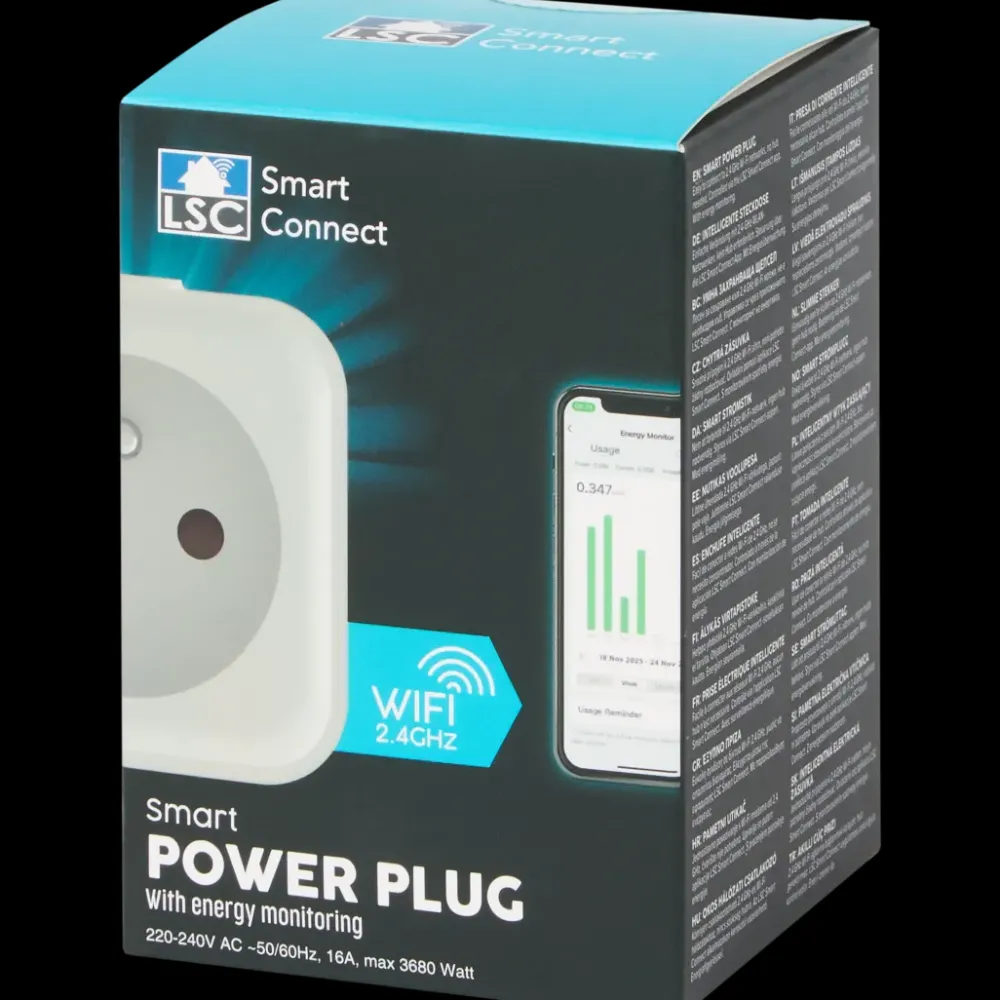 Tous Les Articles Bricolage|Rallonges< Prise connectée avec suivi consommation LSC Smart Connect | Action FR