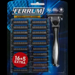 Épilation & Rasage< Rasoir avec lames supplémentaires Ferrum | Action FR