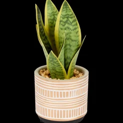 Tous Les Articles Habitat|Plantes Et Fleurs Artificielles< Sansevieria artificielle en pot The Hamptons Collections HOME | Action FR