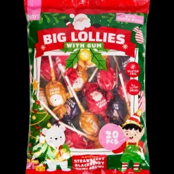 Tous Les Articles Boissons & Alimentation|Friandises Et Bonbons< Sucettes de Noël avec chewing-gum Fundiez | Action FR