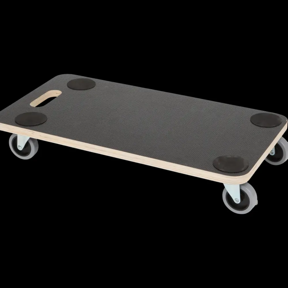 Tous Les Articles Voyages|Valises< Support roulant en bois Tools 56 x 29 x 9 cm | Action FR