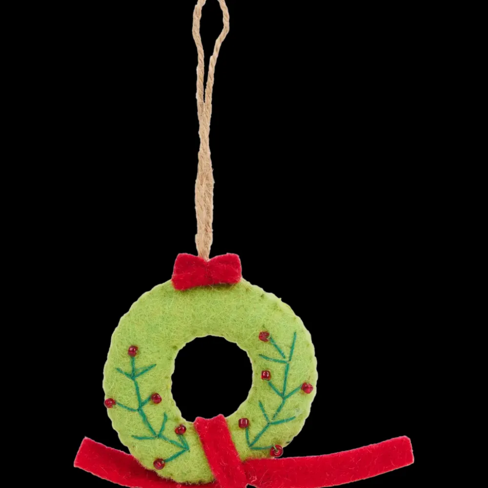 Tous Les Articles Habitat|Décoration Saisonnière< Suspension de Noël en feutre | Action FR