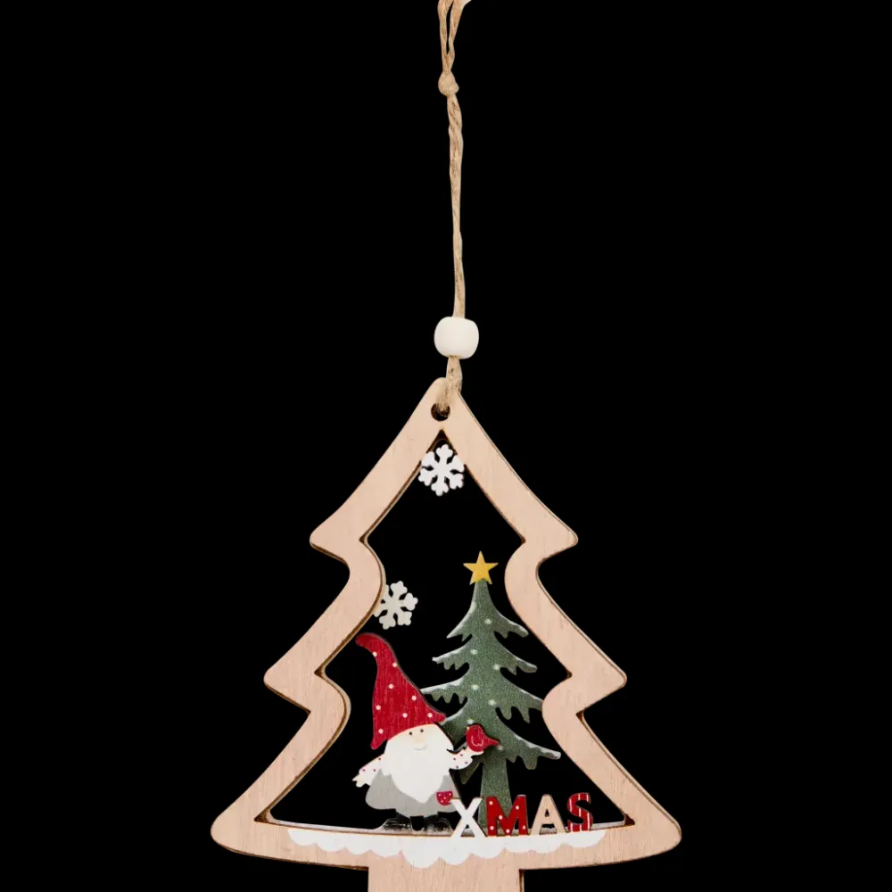 Tous Les Articles Habitat|Décoration Saisonnière< Suspension en bois | Action FR