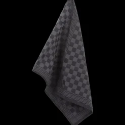 Tous Les Articles Habitat|Salle De Bain< Torchon La Sonata Anthracite 50 x 70 cm Noir | Action FR